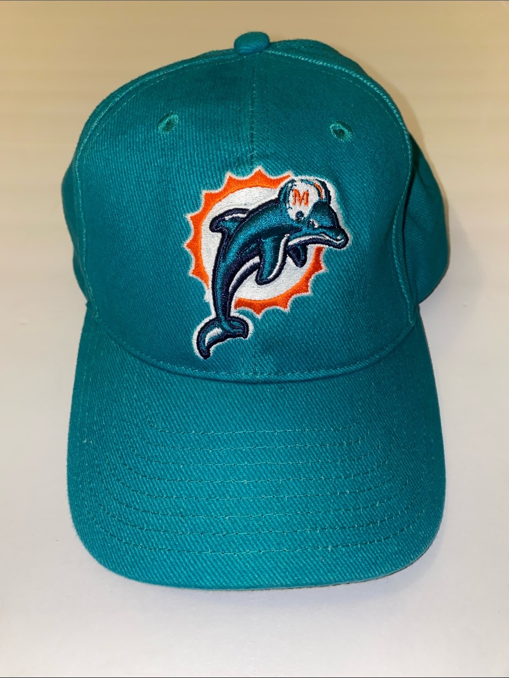 RBK Miami Dolphins NFL Adjustable Strapback Hat Old Logo Retro Baseball Cap